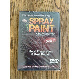 Spray Paint Secrets DVD 7 Metal Prep & Rust Repair  Ultimate Spray Painting NEW